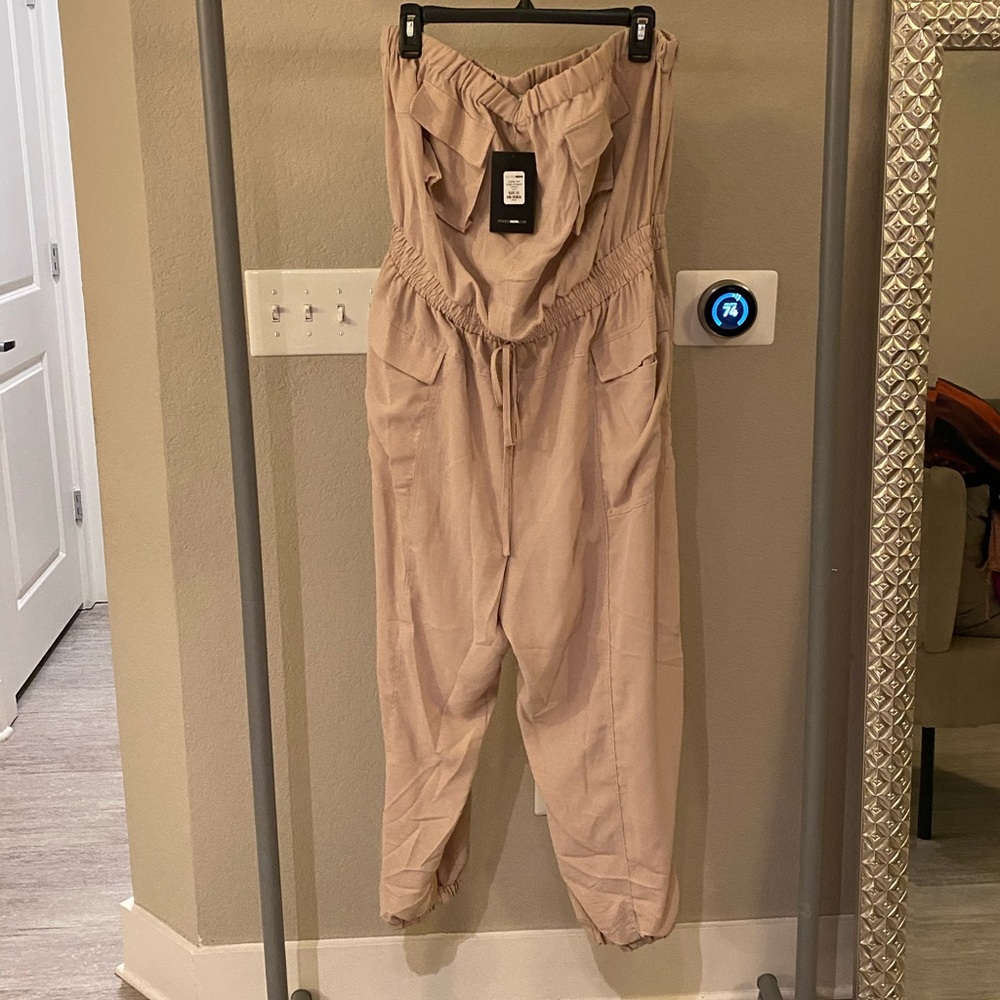 Strapless jumpsuit